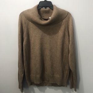 NEW Cowl Neck Brown Sweater